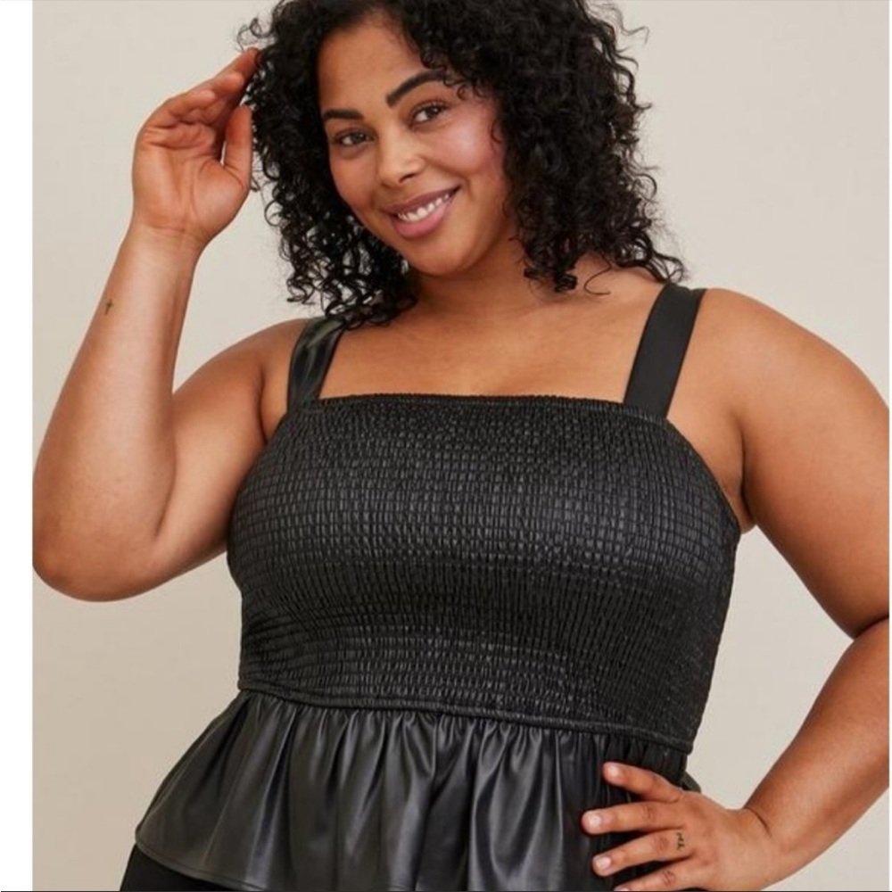 Torrid Pleather Top